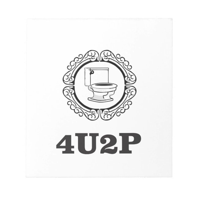 Bloc De Notas ronda para que orinen (Frente)