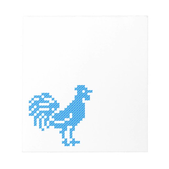 Bloc De Notas Rooster azul (Frente)