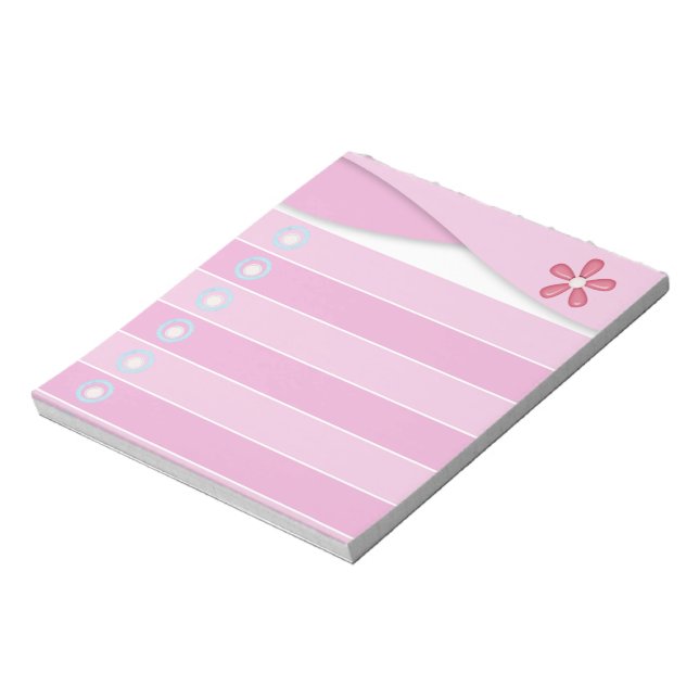 Bloc de notas - rosa (Lado Izquierdo)