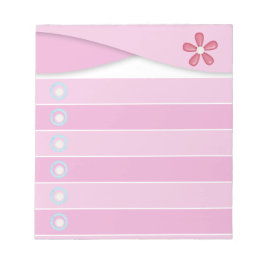 Bloc de notas - rosa