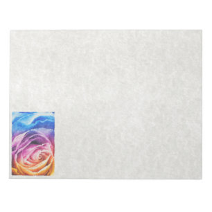 Bloc De Notas Rosa arcoiris acuarela