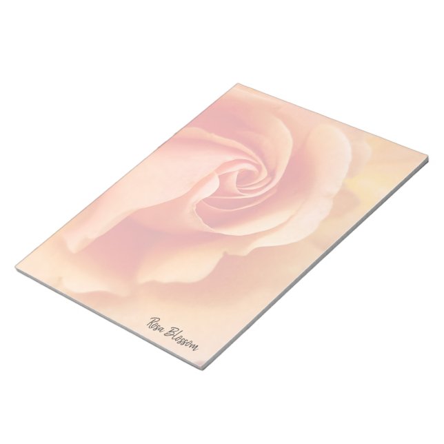 Bloc De Notas Rosa Blossom / Apricot Peach / Close-Up Photo (Lado Derecho)