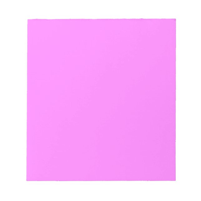 Bloc de notas rosa de 5,5" x 6" - 40 páginas (Frente)