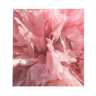 Bloc de notas rosa de bonito