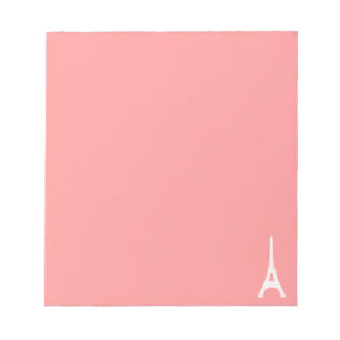 Bloc De Notas Rosa de la torre Eiffel
