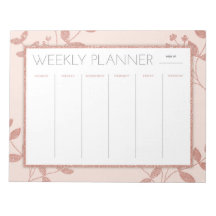 Rosa de oro de Planner semanal