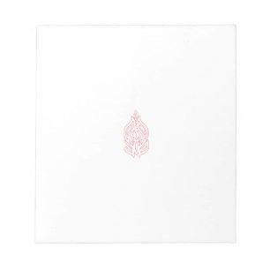 Bloc De Notas Rosa podrido, caoba exuberante, diseño decorativo
