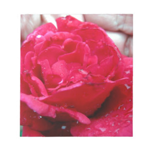 Bloc De Notas Rosa Roja