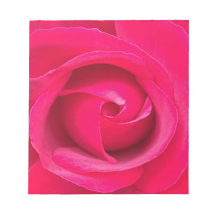 Bloc De Notas Rosa Roja Romántica