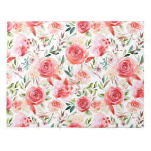 Bloc De Notas Rosa victoriano Reverie: Patrones florales clásico