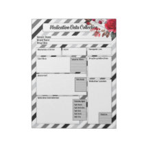 Rosas en franjas _ Recogida de datos de medicament