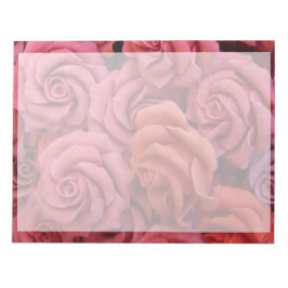 Bloc De Notas Rosas florales rosas