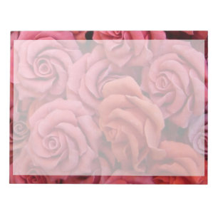 Bloc De Notas Rosas florales rosas