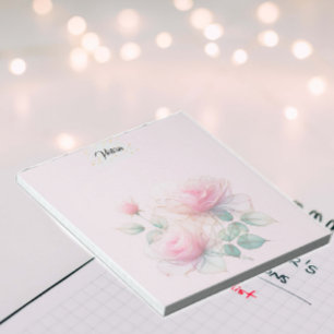 Bloc De Notas Rosas rosadas dulces
