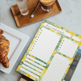 Bloc De Notas Rosas Vintage Daily Planner Notes and To Do List