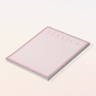 Bloc De Notas Rose Blush   Your Name