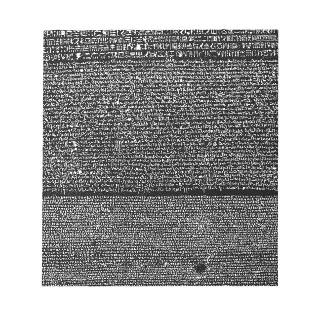 Bloc De Notas Rosetta Stone (Frente)