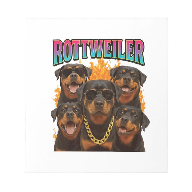 Bloc De Notas Rottweiler  (Frente)
