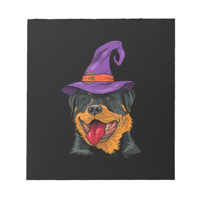 Bloc De Notas rottweiler halloween perro rottie (Frente)