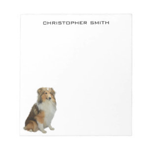 Bloc De Notas Rough Collie Dog