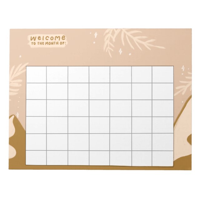 Bloc De Notas Routine Trackers semanales (Frente)