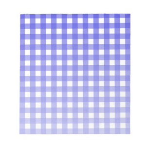 Bloc De Notas Royal blue gingham