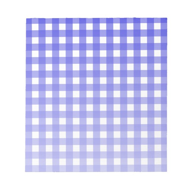 Bloc De Notas Royal blue gingham (Frente)
