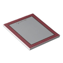 Bloc De Notas Royal Stewart Original Scottish Tartan 