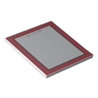 Bloc De Notas Royal Stewart Original Scottish Tartan