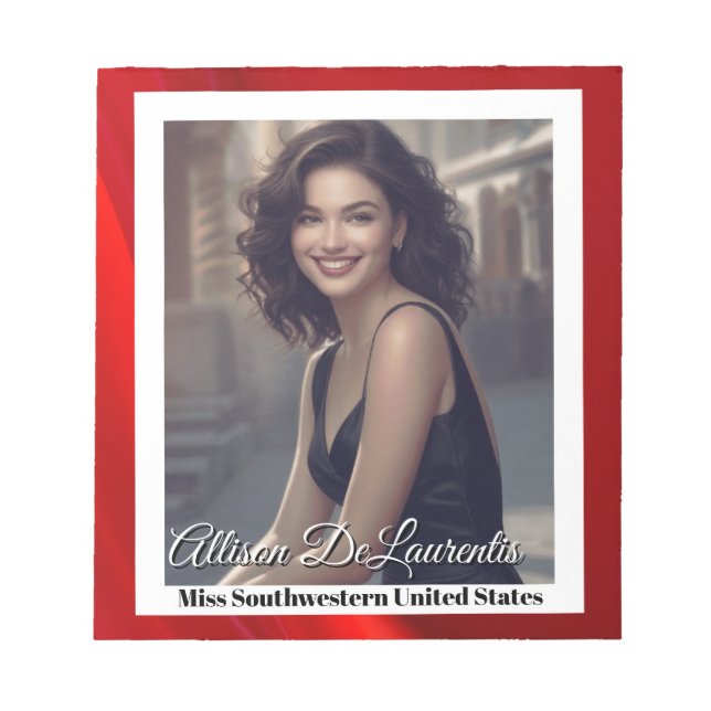 Bloc De Notas Ruby Shine Pageant Autograph Pad (Frente)