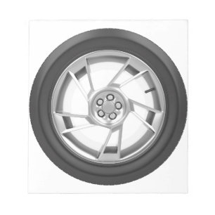 Bloc De Notas Rueda de coche