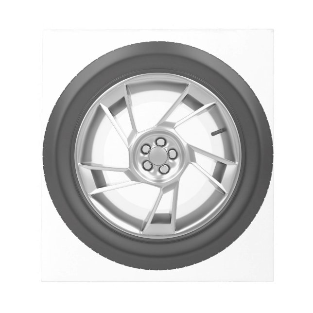 Bloc De Notas Rueda de coche (Frente)