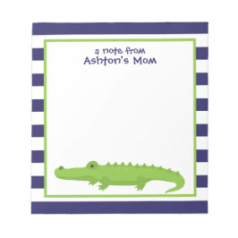 Bloc De Notas Rugby Stripes Alligator Notepad personalizado