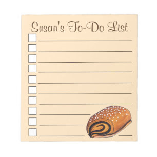 Bloc De Notas Rugelach Judía Polaco Crescent Roll Pastry Bakery