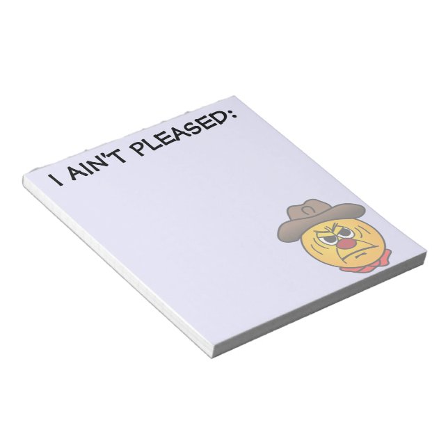 Bloc De Notas Rugged Cowboy Grumpey (Lado Derecho)