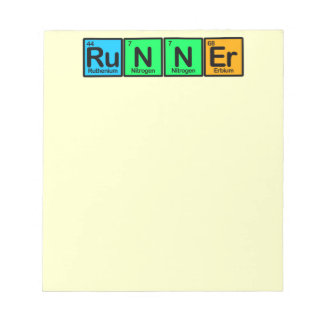 Bloc De Notas Runner Made of Elements