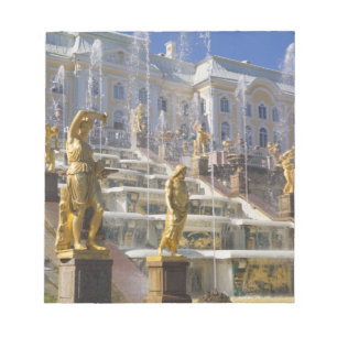 Bloc De Notas Rusia, San Petersburgo, La Gran Cascada,