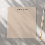 Bloc De Notas Rustic Kraft<br><div class="desc">Rustic Kraft Notepad. Fondo de la imagen del kraft falso</div>