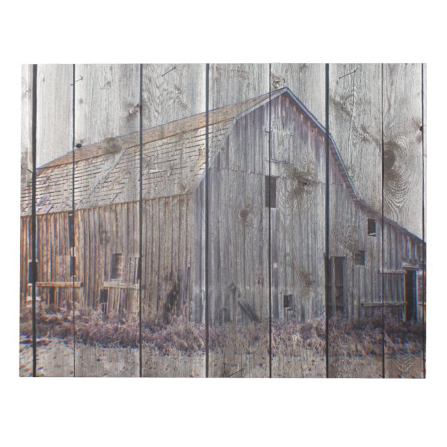 Bloc De Notas Rustic Old Barn (Frente)