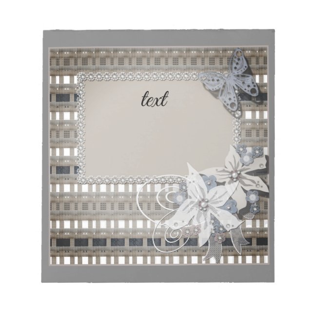 Bloc De Notas Rústico, boda (Frente)