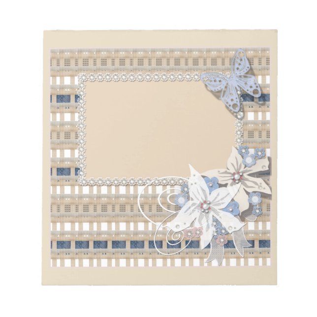 Bloc De Notas Rústico, boda (Frente)