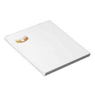 Bloc De Notas Sacerdote/Collar de solteros dorados "3-D"