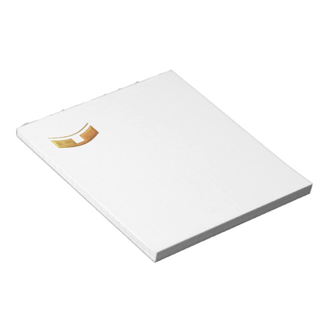 Bloc De Notas Sacerdote/Collar de solteros dorados "3-D" (Lado Derecho)