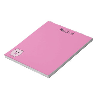 Bloc De Notas Sadie el cerdo rosado ~ Cute Girly Kawaii