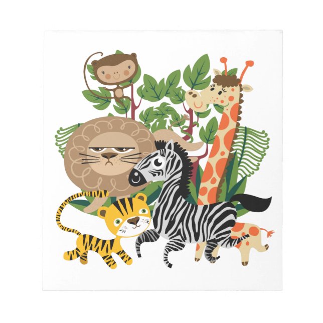Bloc De Notas Safari animal (Frente)
