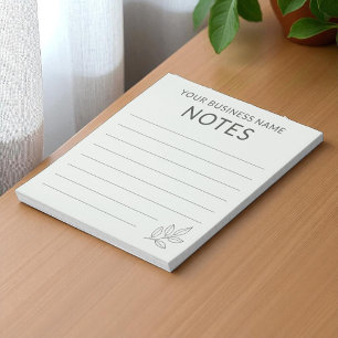 Bloc De Notas Sage Green Business Minimalista Simple Botánico