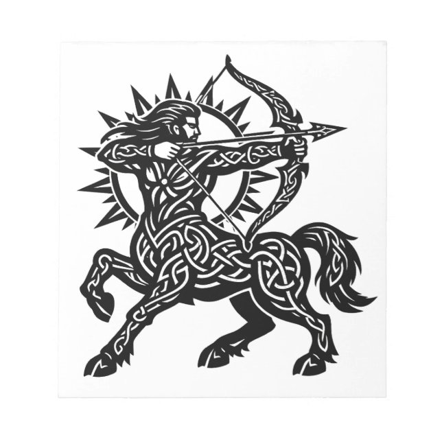 Bloc De Notas Sagitario — El Arquero de BurnsInHell (Frente)