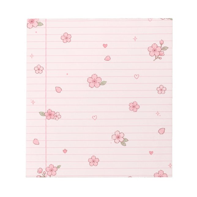 Bloc De Notas Sakura Rosa (Frente)