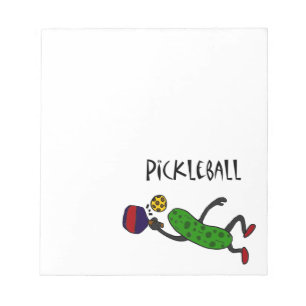 Bloc De Notas Salmuera divertida del salto que juega Pickleball