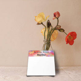 Bloc De Notas salpicadura de color agua